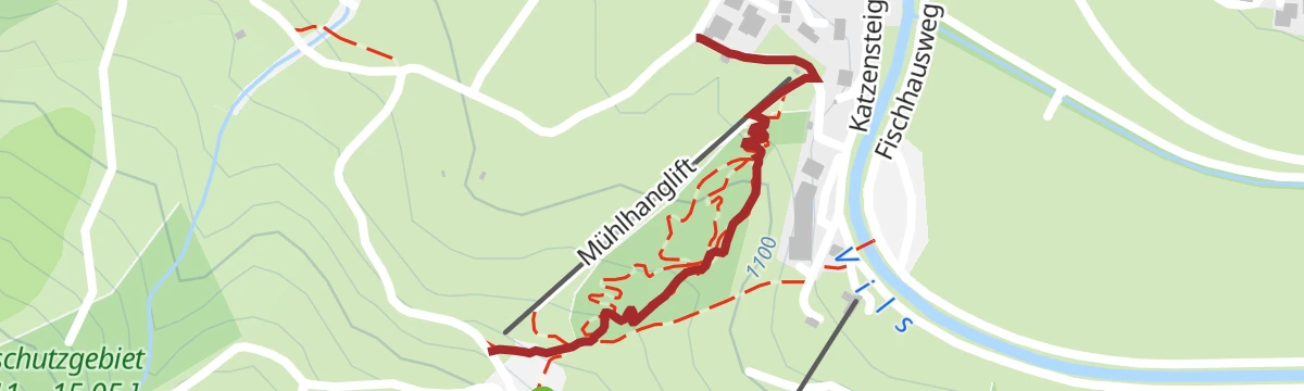 Route map: Rohnenline - MÜHLWALDTRAILS